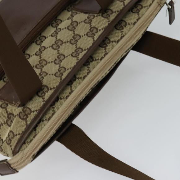 GUCCI GG Canvas Tote Bag Beige 019 0402 Auth 114245 - Picture 6 of 16